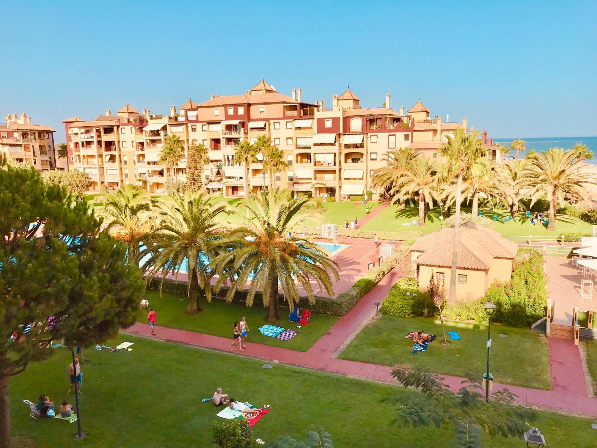 Alcaudon Appartement Isla Canela Buitenkant foto